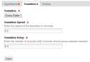 Carousel Transition