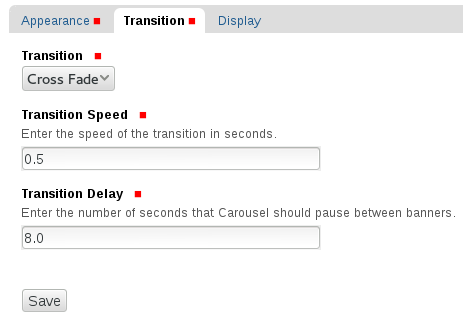 Carousel Transition