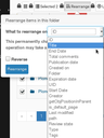 Change the Display Order in the Folder