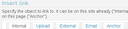 Link Internal Search