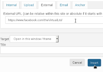Link External Address