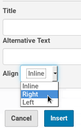Align the Image on the Left or Right of the text